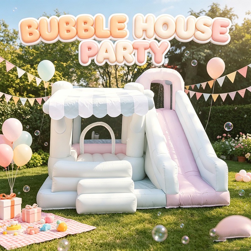 Kids Outdoor Easter Gifts - Inflatable Bounce House with Slide and