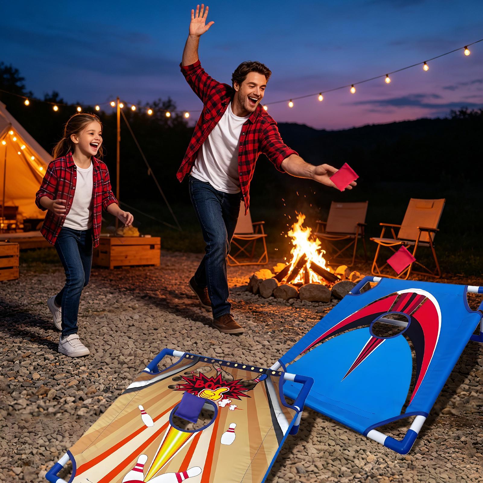 Kids Outdoor Bean Bag - Kids Bean Bag Toss Portable Foldable