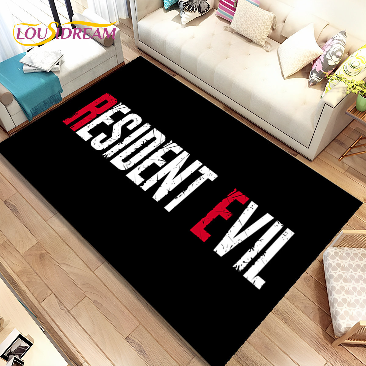 Kids Outdoor Mat Waterproof - 3D R-Resident Evil Games Gamer Area