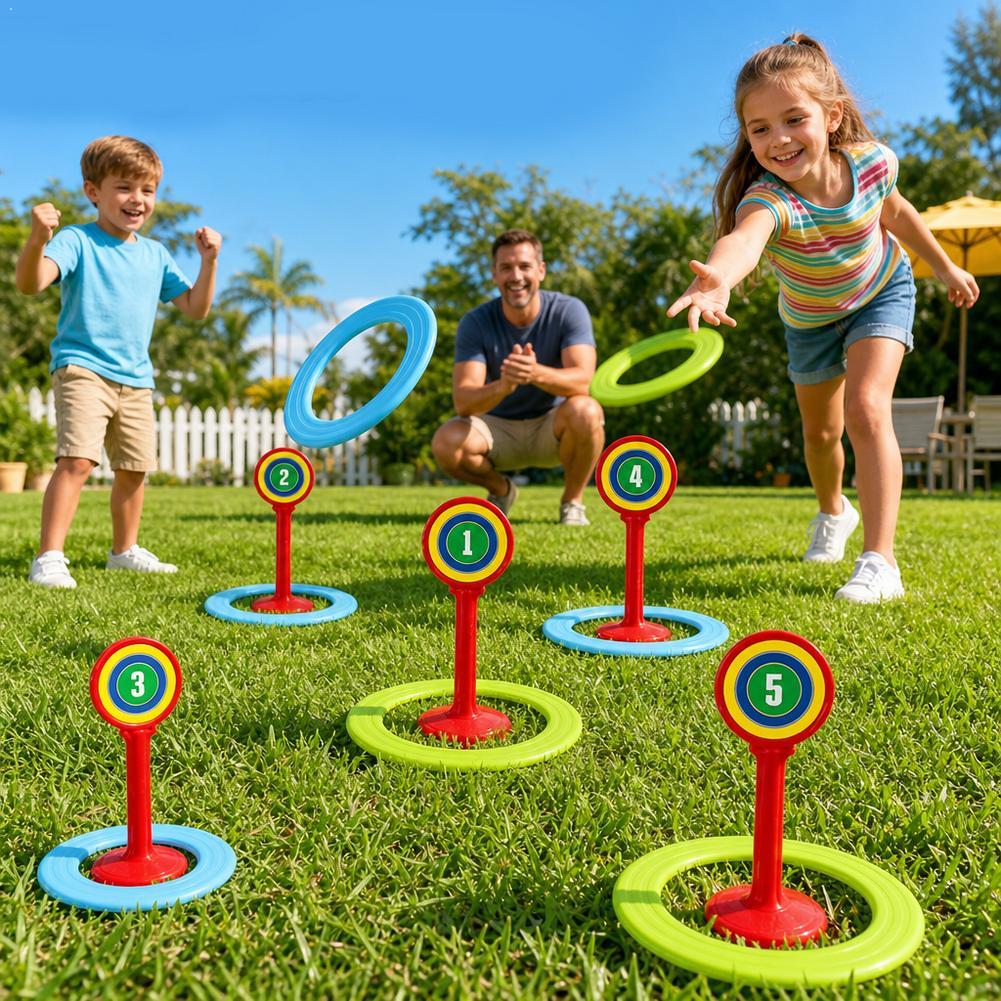 Kids Outdoor Games For Party - Kids Plastic Game Set Outdoor Lawn
