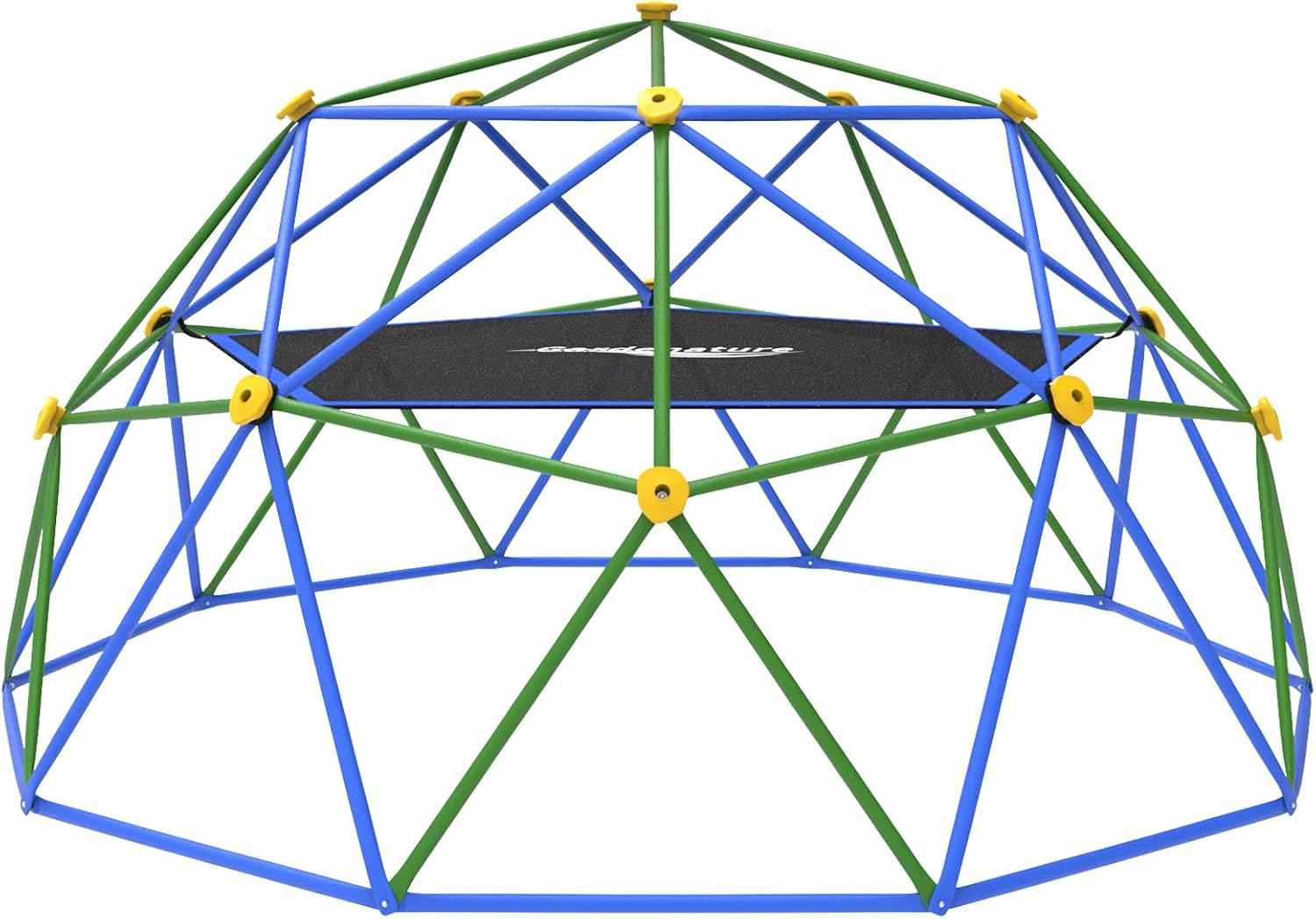 Kids Outdoor Jungle Gym Dome - 10FT Climbing Dome with Hammock, Outdoor