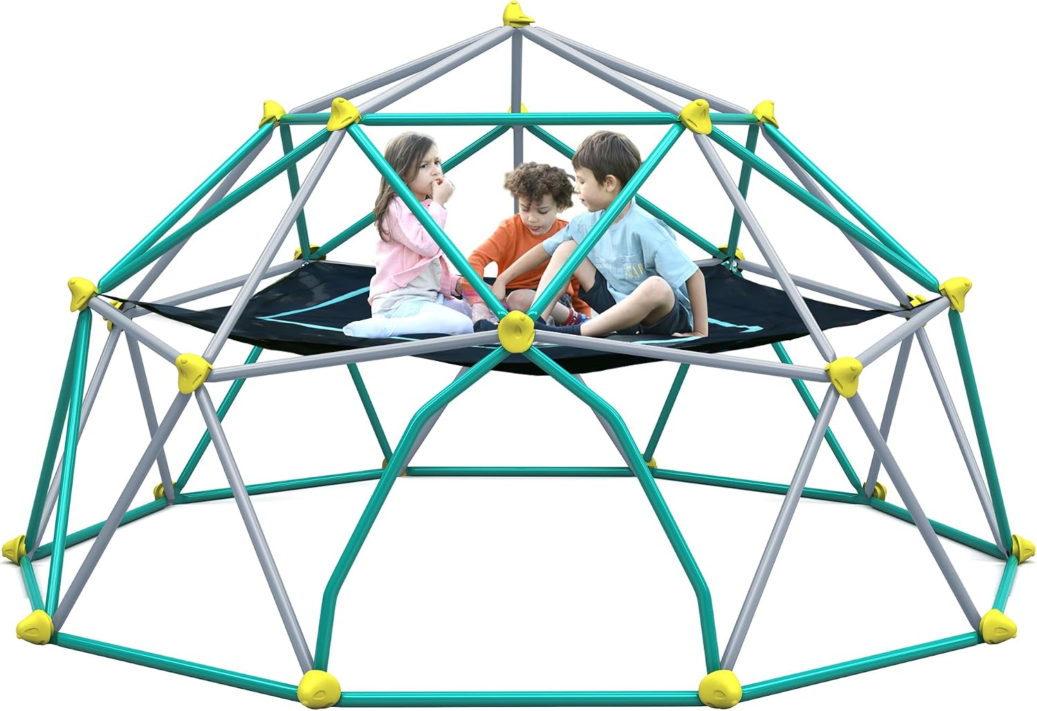 Kids Outdoor Jungle Gym Dome - 13 FT Climbing Dome with Play