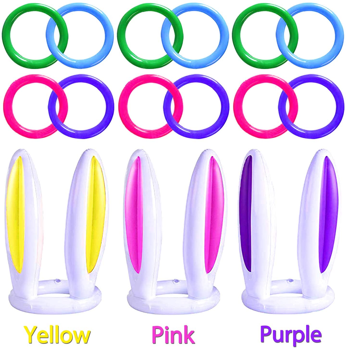 Inflatable Rabbit Ear Throwing - Kids Outdoor Easter Gifts ulasan dan harga