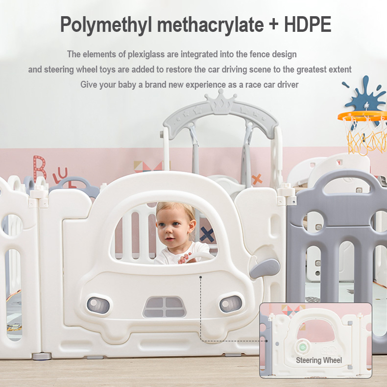 Feiqitoy Plastic Playard Porta - Kids Outdoor Yard ulasan dan harga