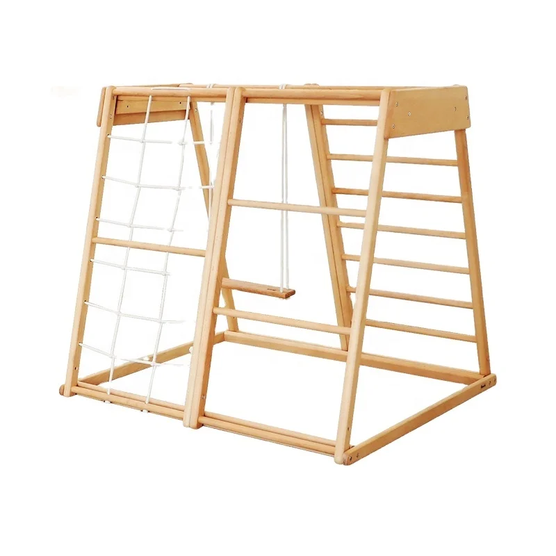 Kids Outdoor Rope Ladder Child - Kids Outdoor Wooden Climbing Frame ulasan dan harga