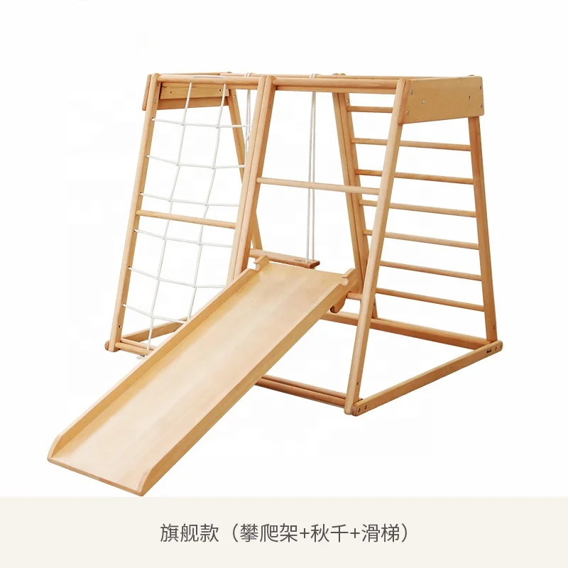 Kids Outdoor Rope Ladder Child - Kids Outdoor Wooden Climbing Frame ulasan dan harga