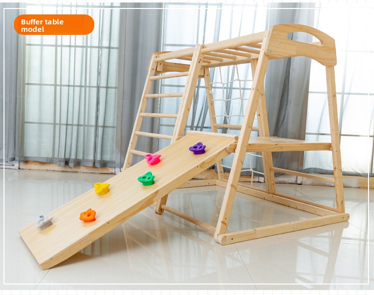 Jungle Gym Kids Outdoor Childr - Kids Outdoor Wooden Climbing Frame ulasan dan harga