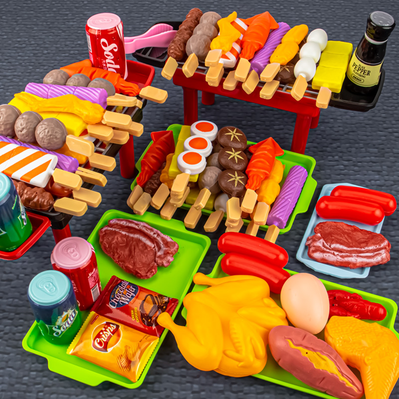 Mini Kitchen Pretend Play Toys - Kids Outdoor Bbq ulasan dan harga
