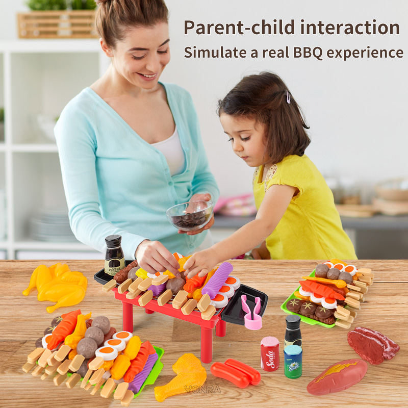 Mini Kitchen Pretend Play Toys - Kids Outdoor Bbq ulasan dan harga