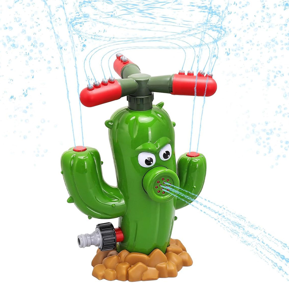 Water Spray Toy Cactus Sprinkl - Kids Outdoor Yard ulasan dan harga