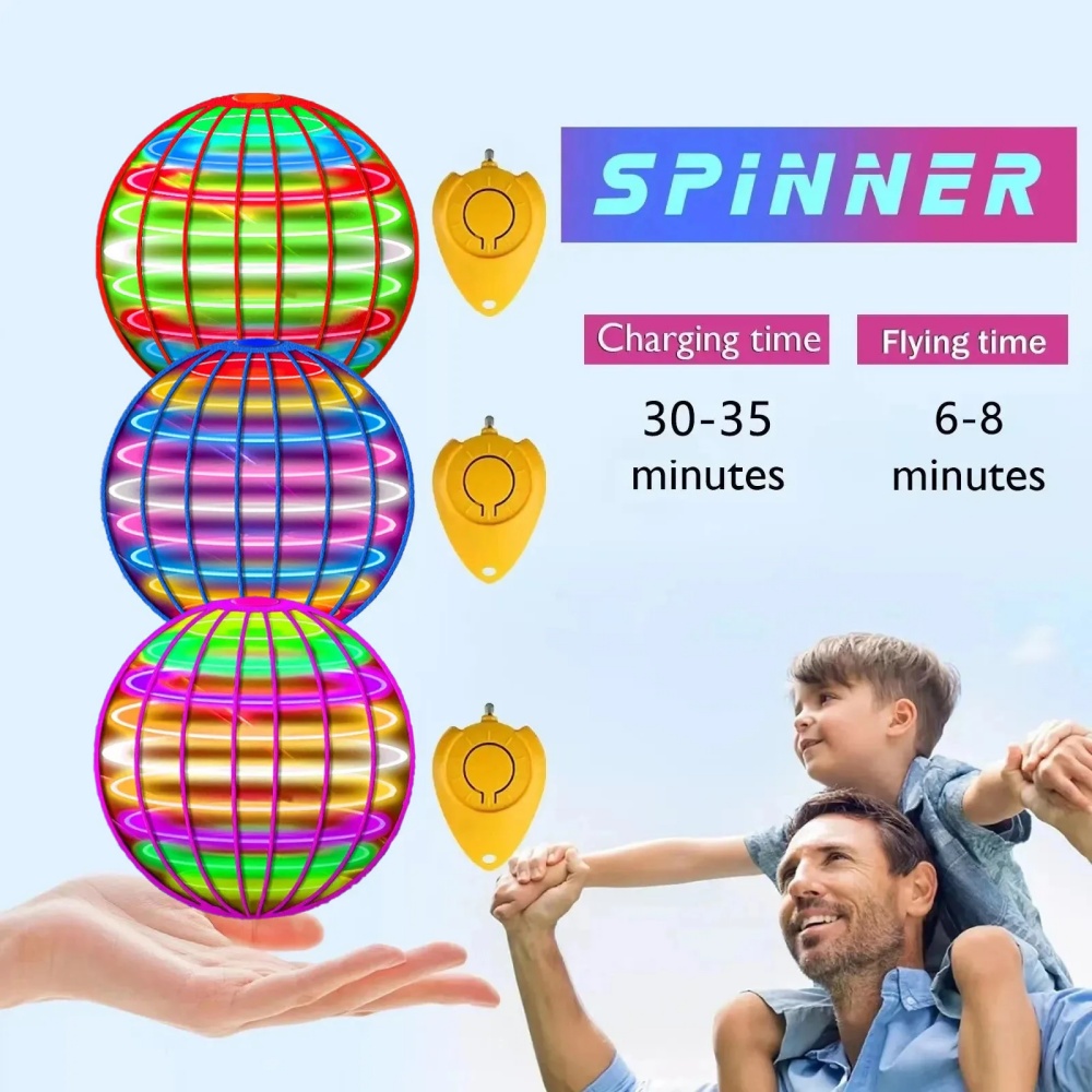 Flying Orb Boomerang Ball LED  - Kids Outdoor Toy Storage ulasan dan harga