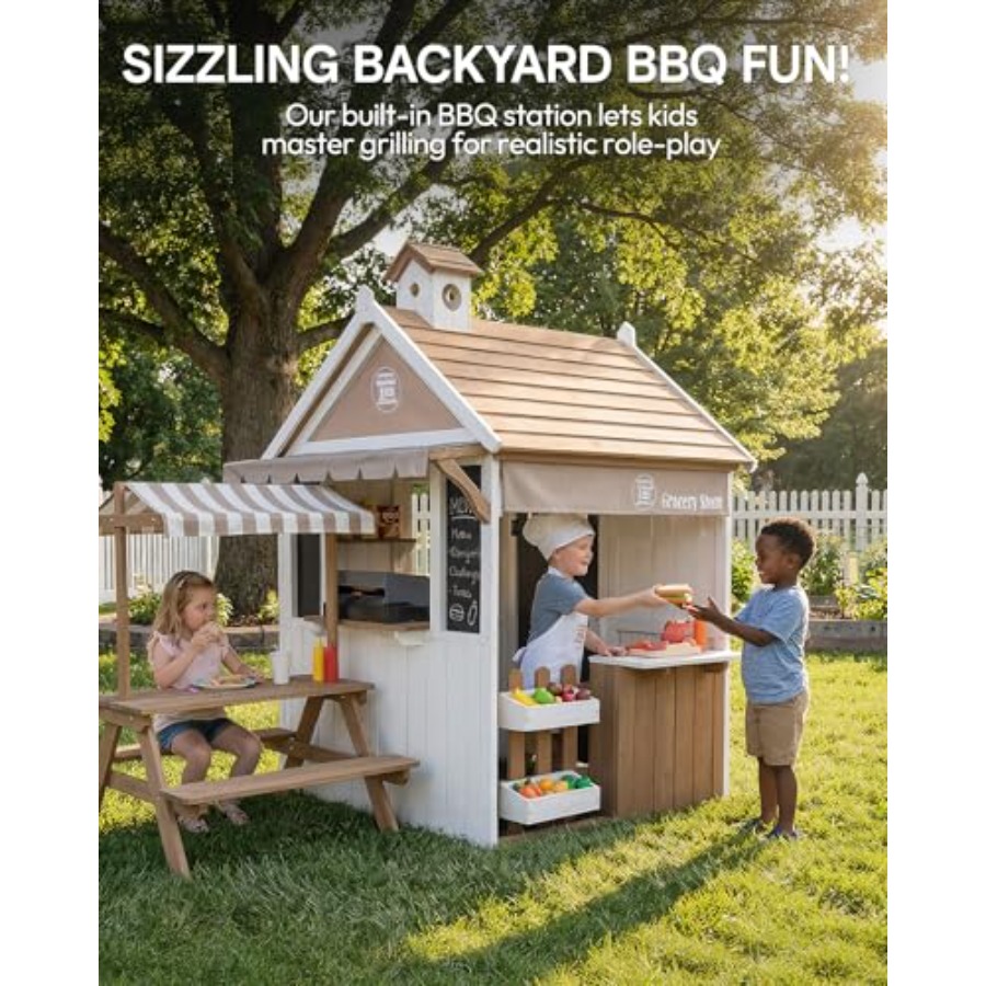 Outdoor kids playhouse for age - Kids Outdoor Bbq ulasan dan harga