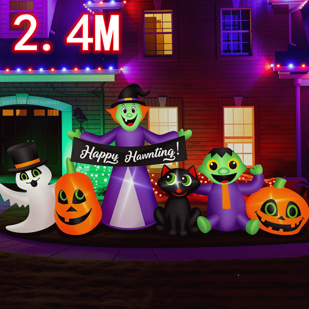 2.4M Halloween Inflatable Witc - Kids Outdoor Yard ulasan dan harga