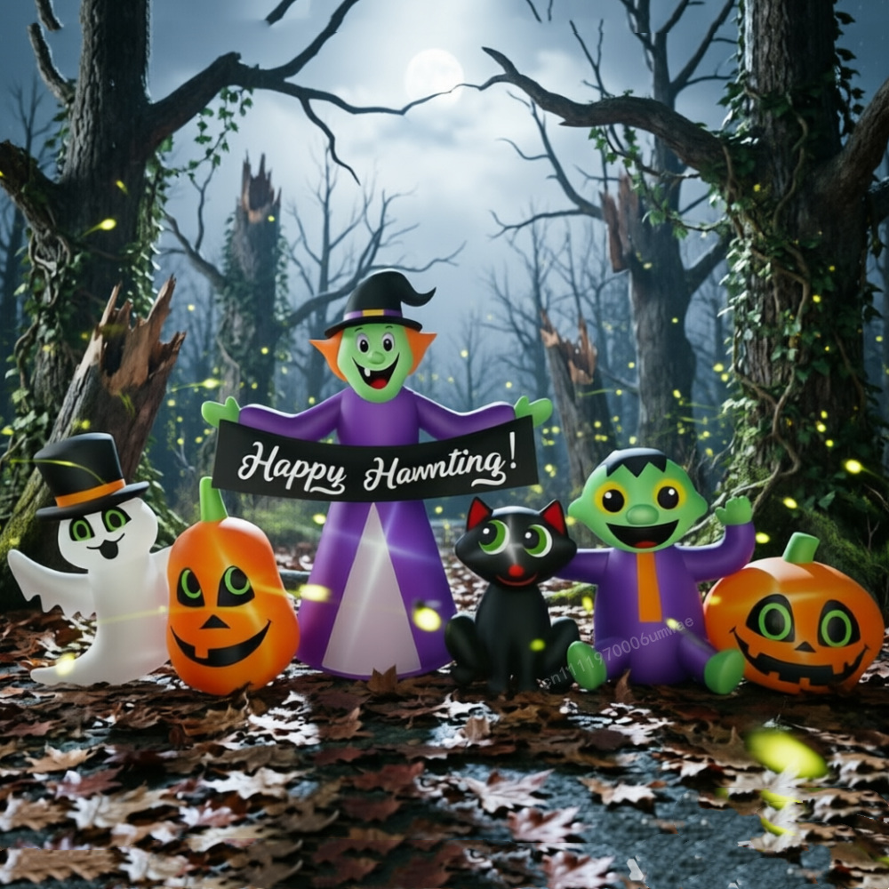 2.4M Halloween Inflatable Witc - Kids Outdoor Yard ulasan dan harga