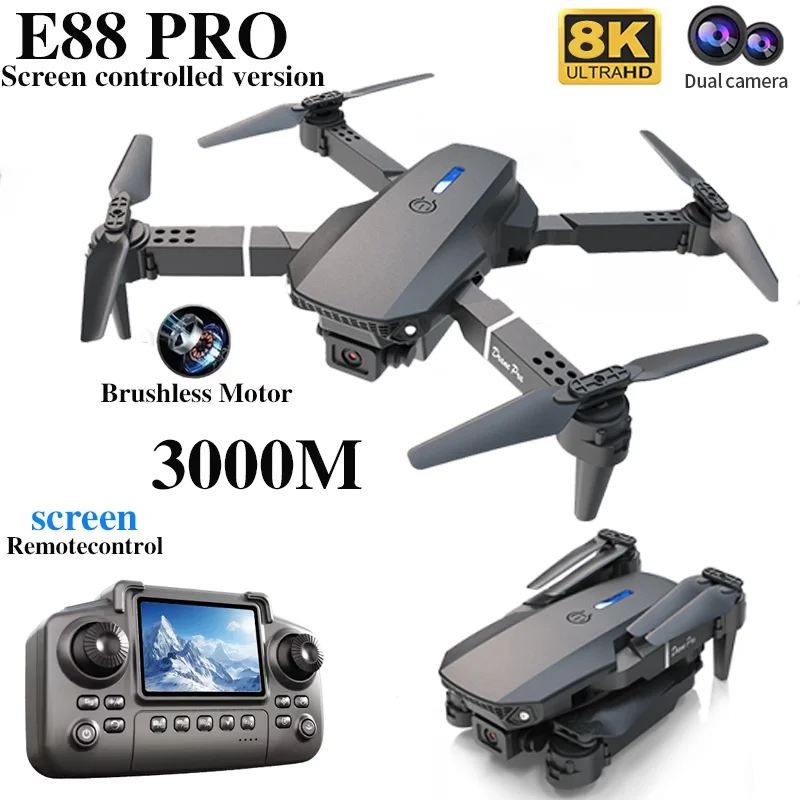 Professional E88 PRO Drone wit - Kids Outdoor Entertainment ulasan dan harga