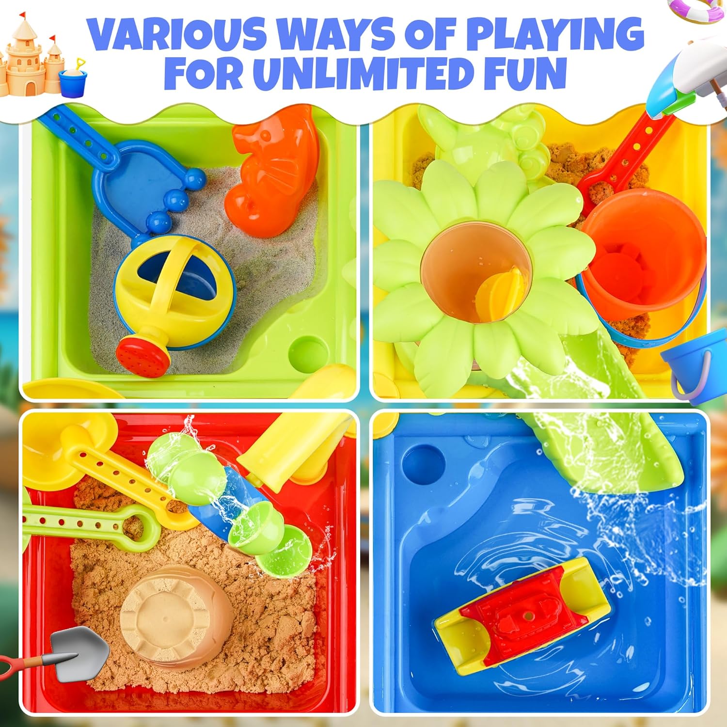 25 Pcs Summer Water Table for  - Kids Outdoor Activity Toys ulasan dan harga