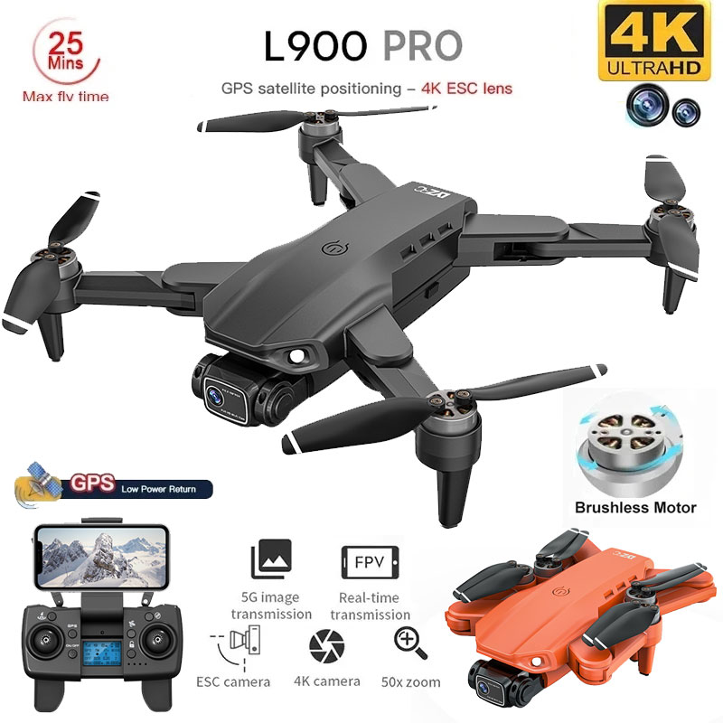 L900 Pro GPS Drone 4K Professi - Kids Outdoor Toy Storage ulasan dan harga
