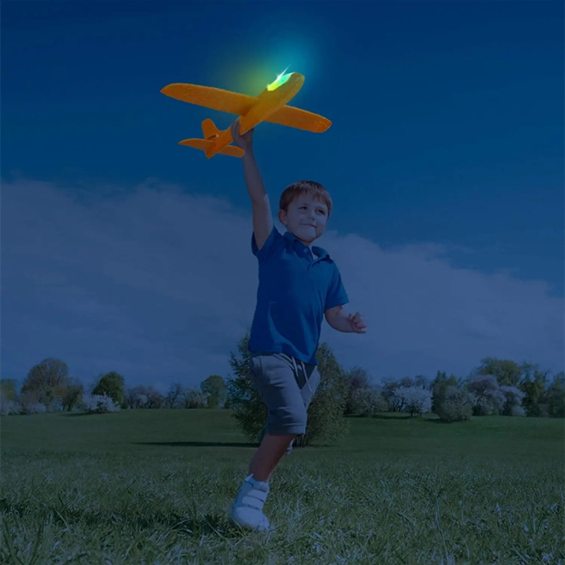 Electric Foam Plane Glider Han - Kids Outdoor Entertainment ulasan dan harga