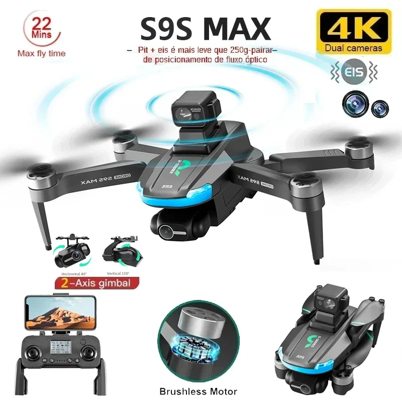 NEW S9S MAX MINI Drone 4K 2-Ax - Kids Outdoor Toy Storage ulasan dan harga
