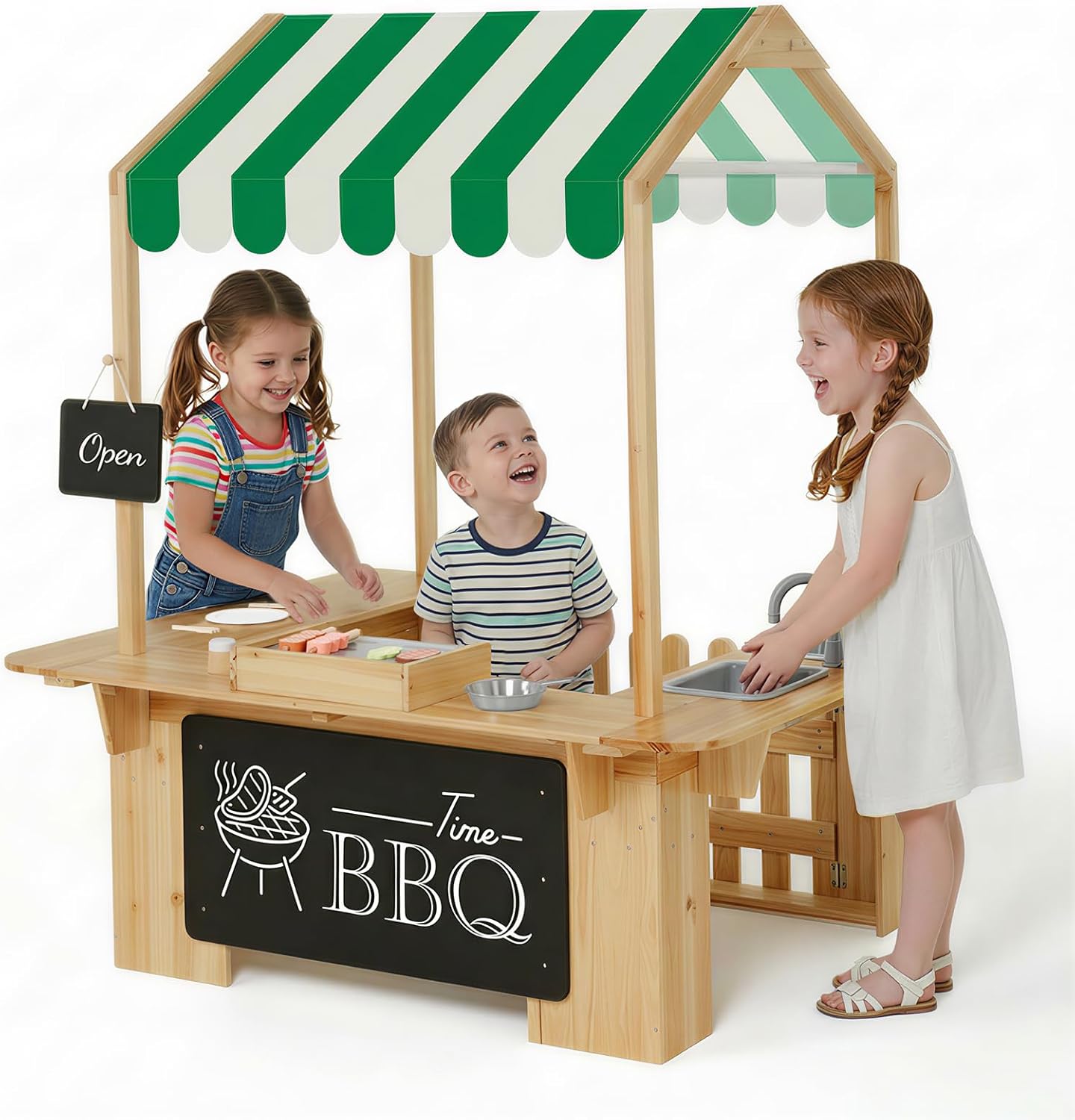 Kids Outdoor Playhouse, Mud Ki - Kids Outdoor Bbq ulasan dan harga