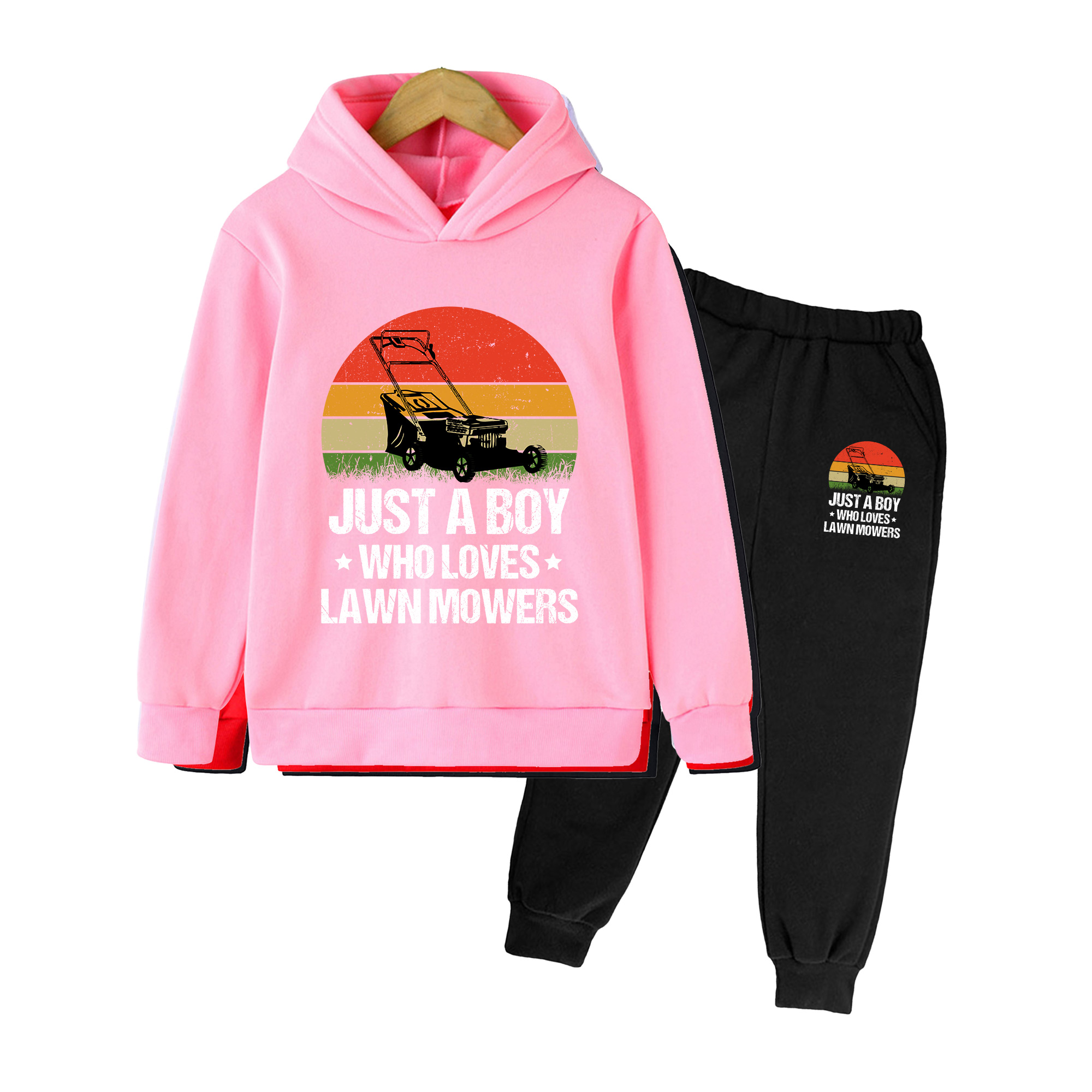 Kids Hoodie and Pants Set, Ret - Kids Outdoor Lawn Mower ulasan dan harga