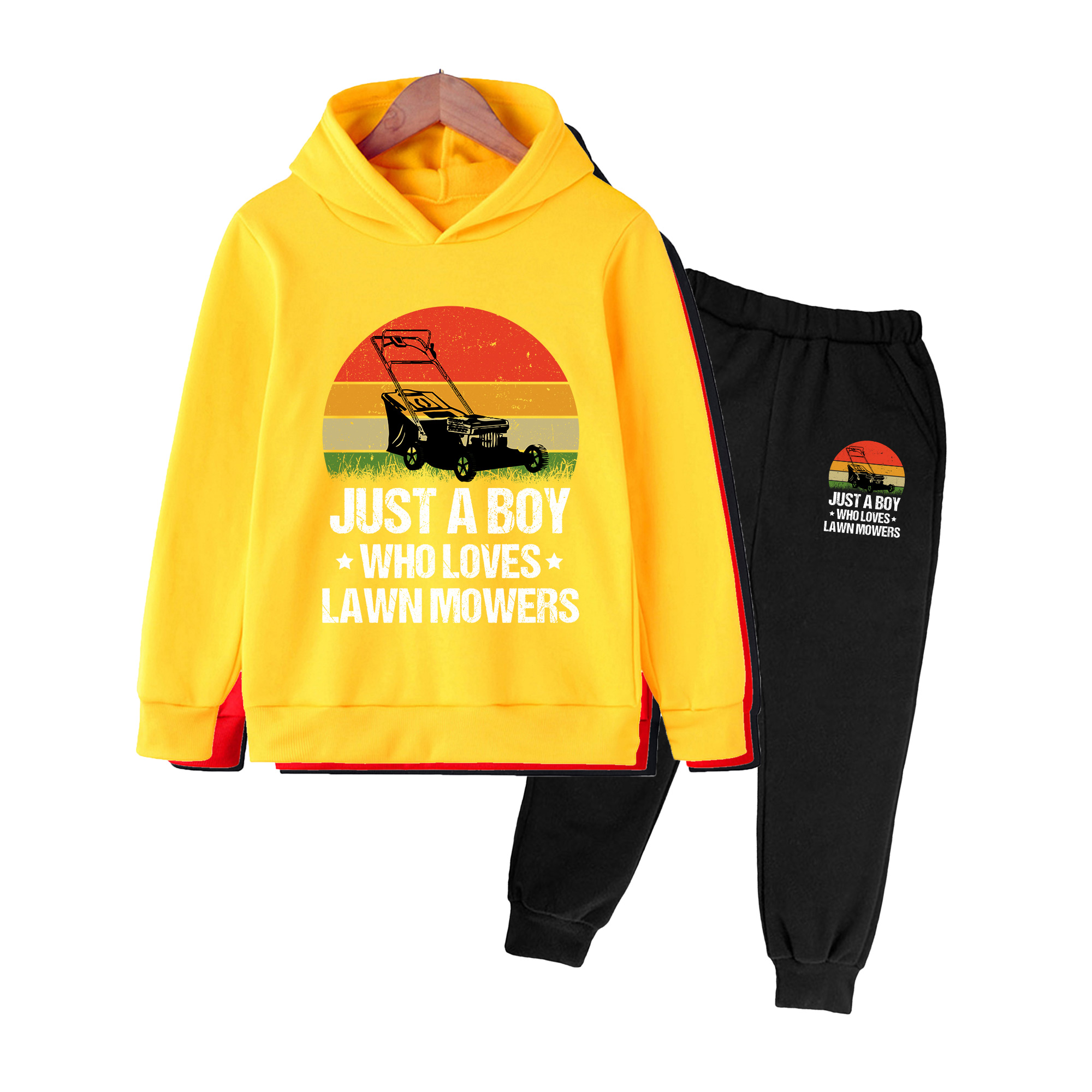 Kids Hoodie and Pants Set, Ret - Kids Outdoor Lawn Mower ulasan dan harga
