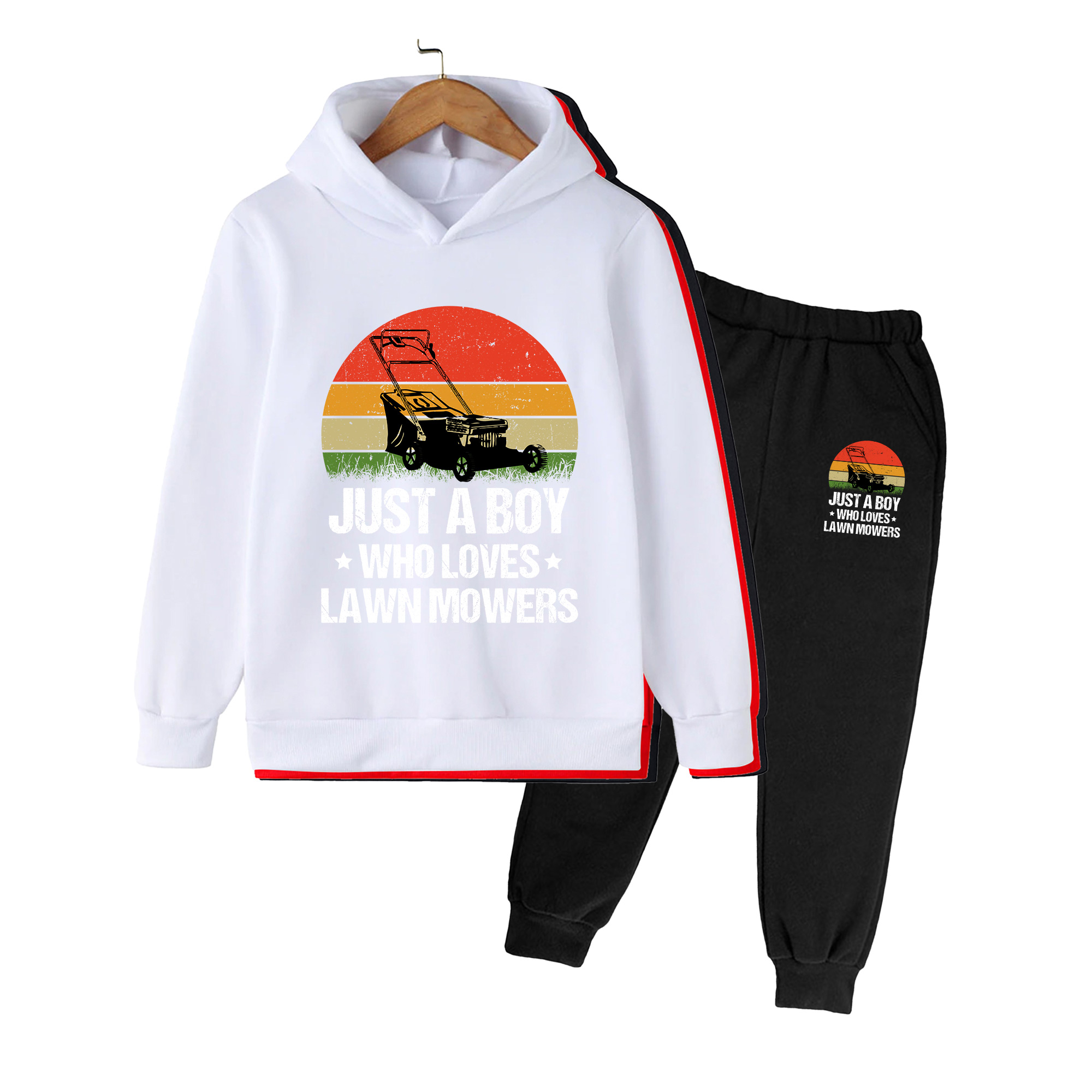 Kids Hoodie and Pants Set, Ret - Kids Outdoor Lawn Mower ulasan dan harga