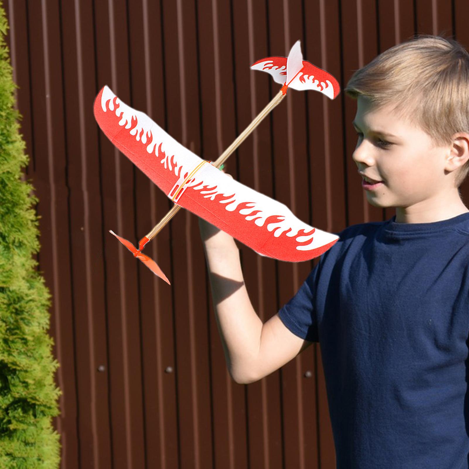 Rubber Band Airplanes Powered  - Kids Outdoor Entertainment ulasan dan harga
