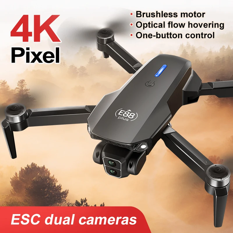 New E88 Plus Quadcopter Drone: - Kids Outdoor Toy Storage ulasan dan harga