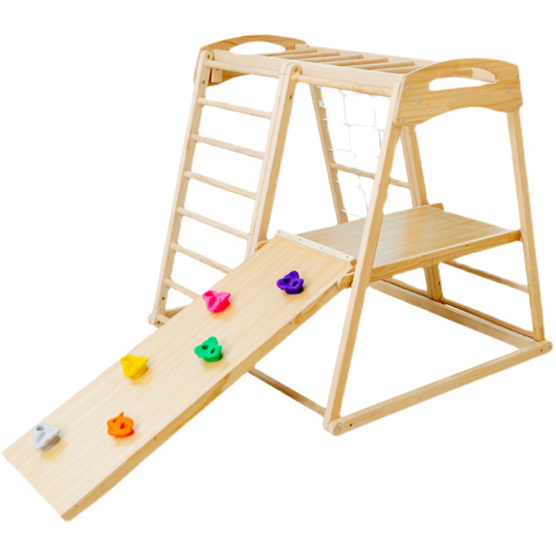 Jungle Gym Kids Outdoor Childr - Kids Outdoor Wooden Climbing Frame ulasan dan harga