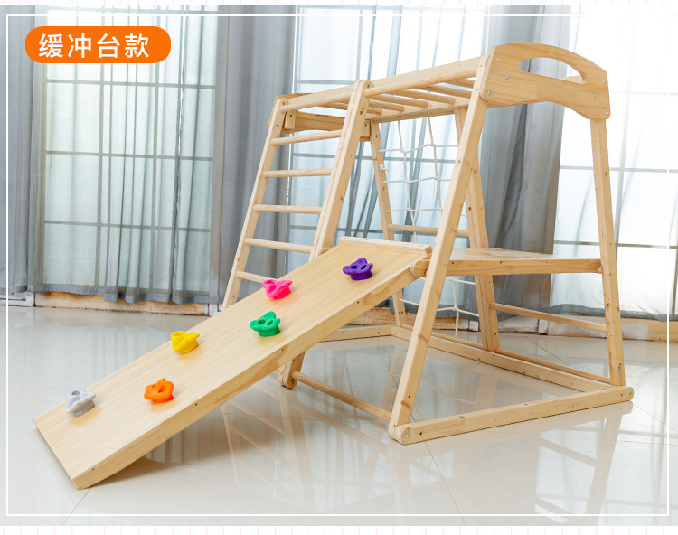 Jungle Gym Kids Outdoor Childr - Kids Outdoor Wooden Climbing Frame ulasan dan harga