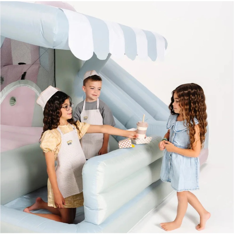 Inflatable Bounce House with S - Kids Outdoor Easter Gifts ulasan dan harga