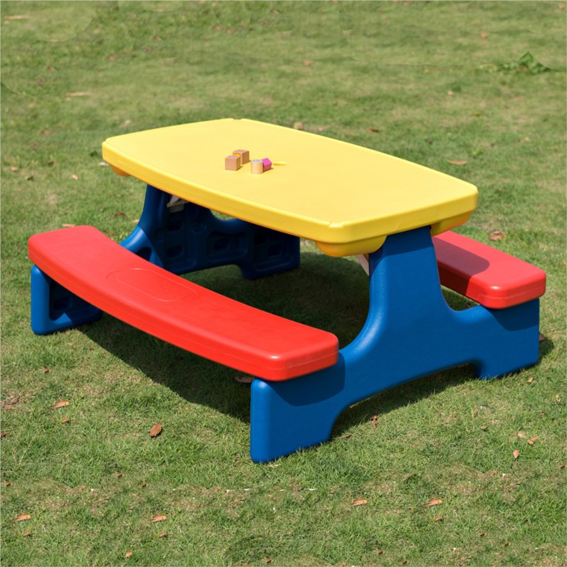 LazyChild Foldable Kids Outdoo - Kids Outdoor Table And Chairs With Umbrella ulasan dan harga