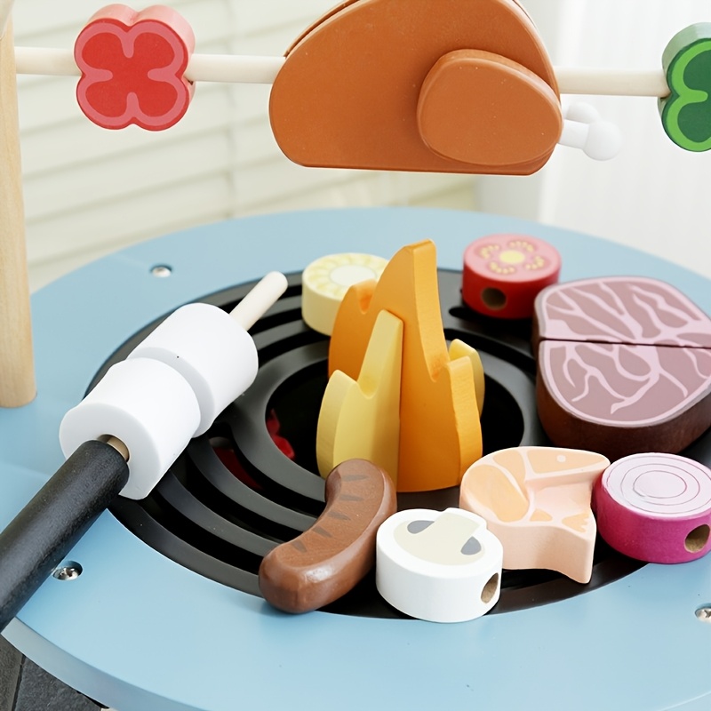 Wooden Barbecue Playset For Ki - Kids Outdoor Bbq ulasan dan harga