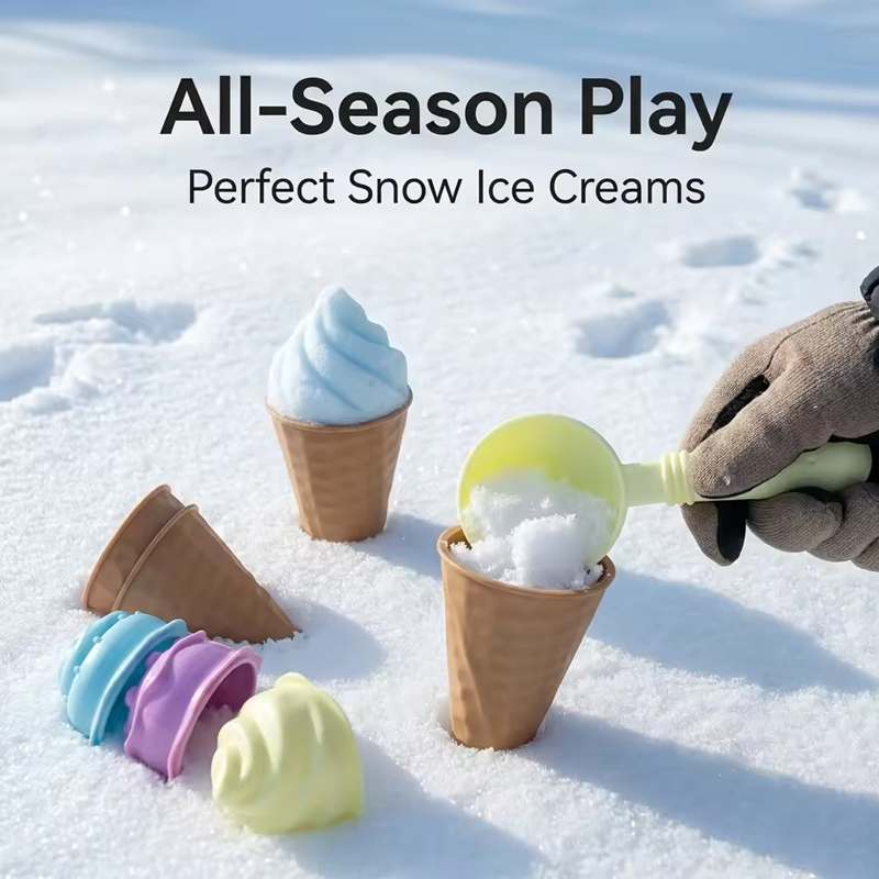Kids Ice Cream Cone Sand Mold  - Kids Outdoor Entertainment ulasan dan harga