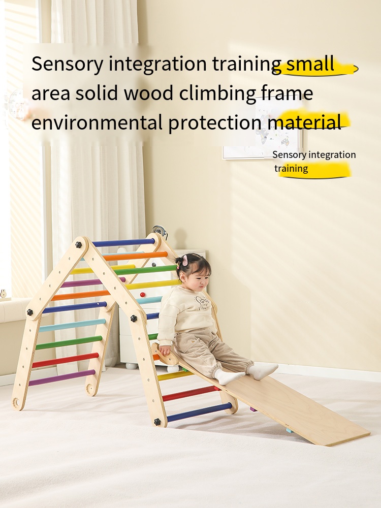 Jungle Gym Kids Outdoor Triang - Kids Outdoor Wooden Climbing Frame ulasan dan harga