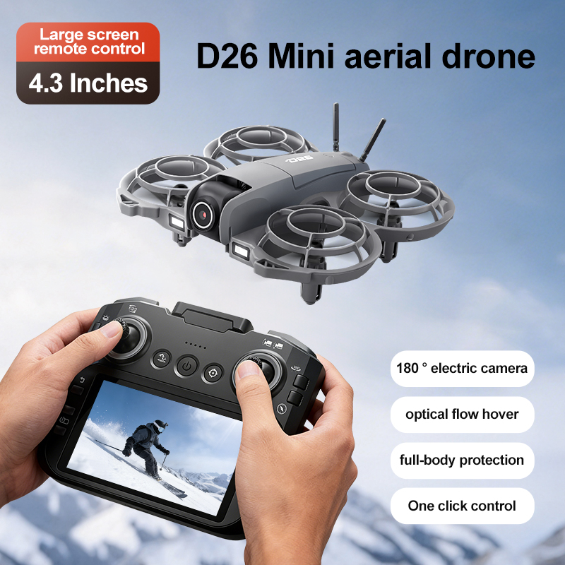 D26 Drone 4K Aerial HD 180° Ca - Kids Outdoor Toy Storage ulasan dan harga