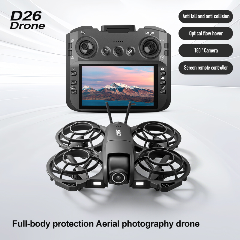 D26 Drone 4K Aerial HD 180° Ca - Kids Outdoor Toy Storage ulasan dan harga