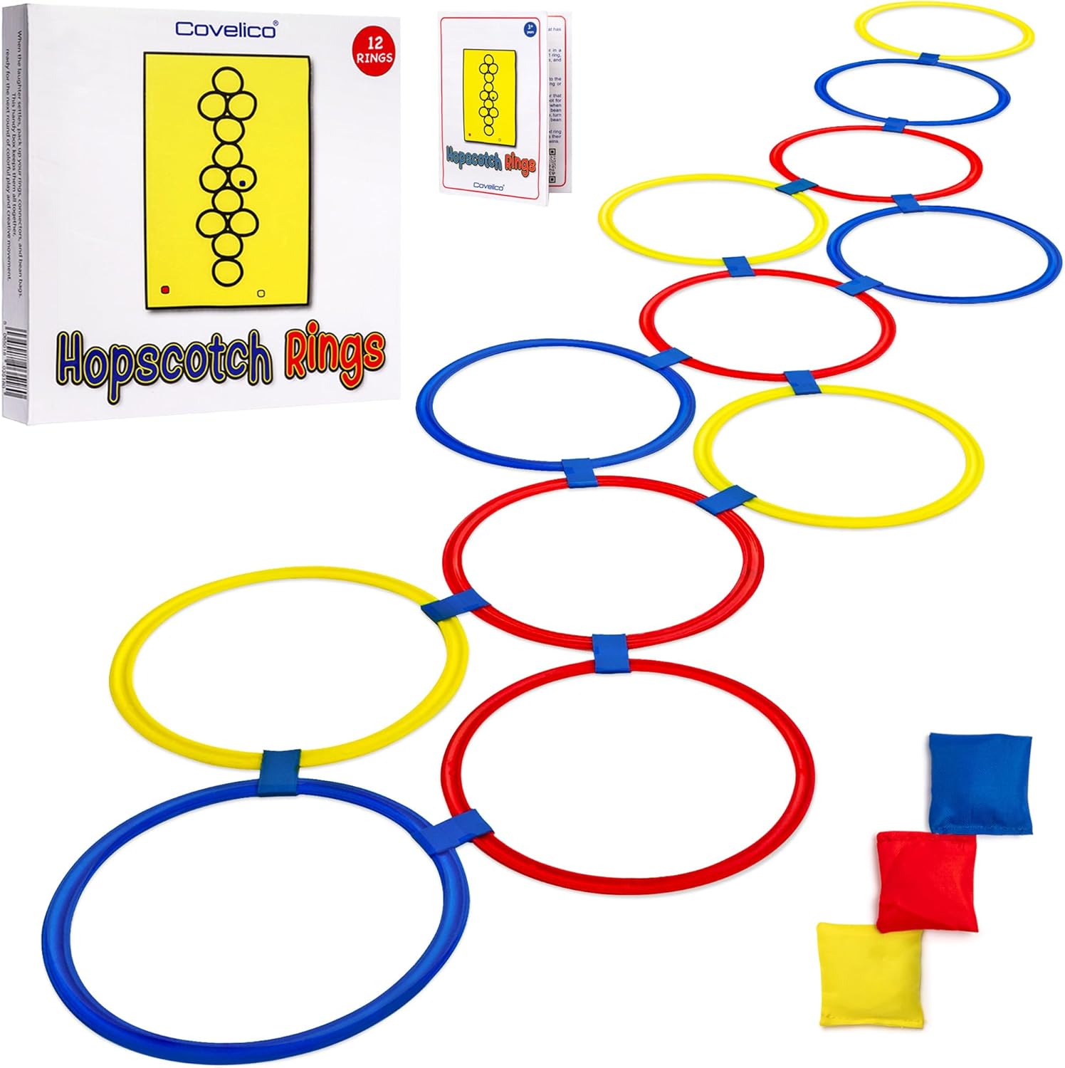 Hopscotch Rings, 12 x 11 Inch  - Kids Outdoor Bean Bag ulasan dan harga