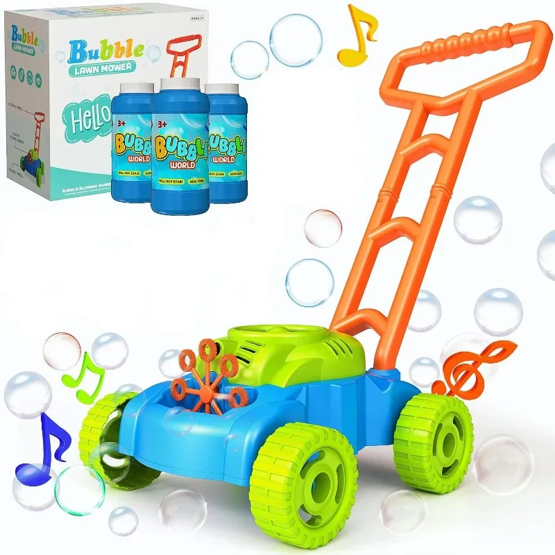 Electric Bubble Cart Toy Outdo - Kids Outdoor Lawn Mower ulasan dan harga