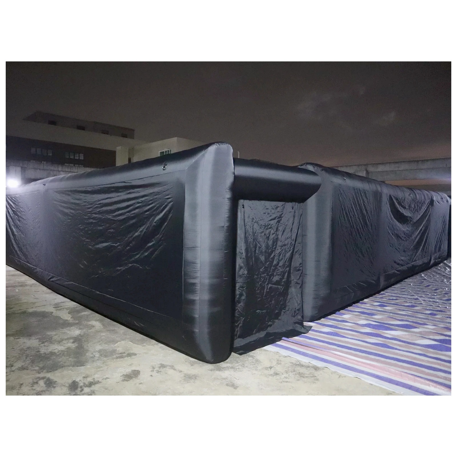Large Plain Black Inflatable M - Kids Outdoor Games For Party ulasan dan harga