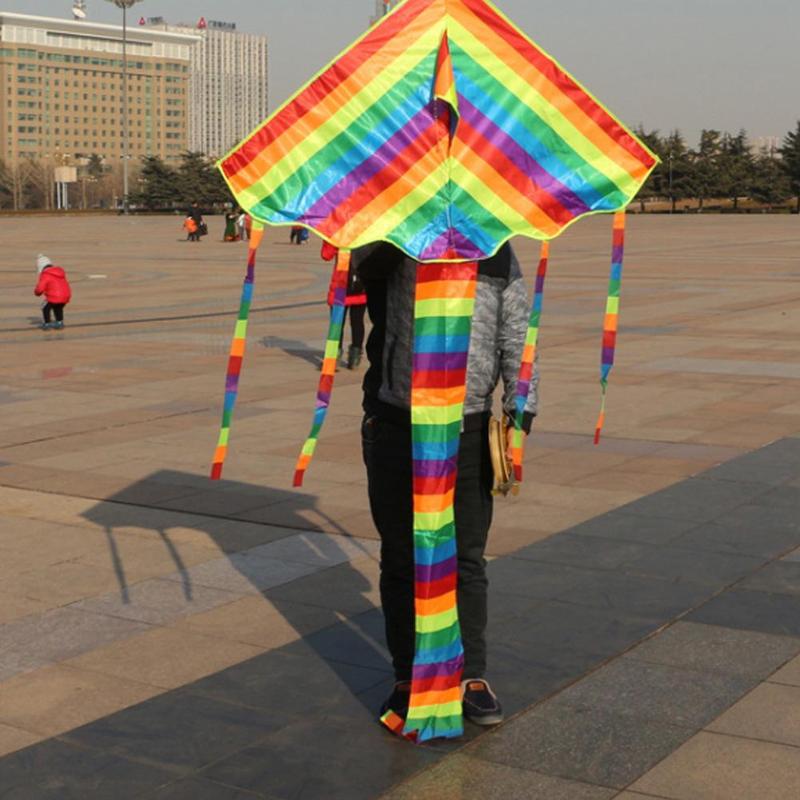 Easy Flying ! Large Colorful R - Kite Easy Fly Kids ulasan dan harga