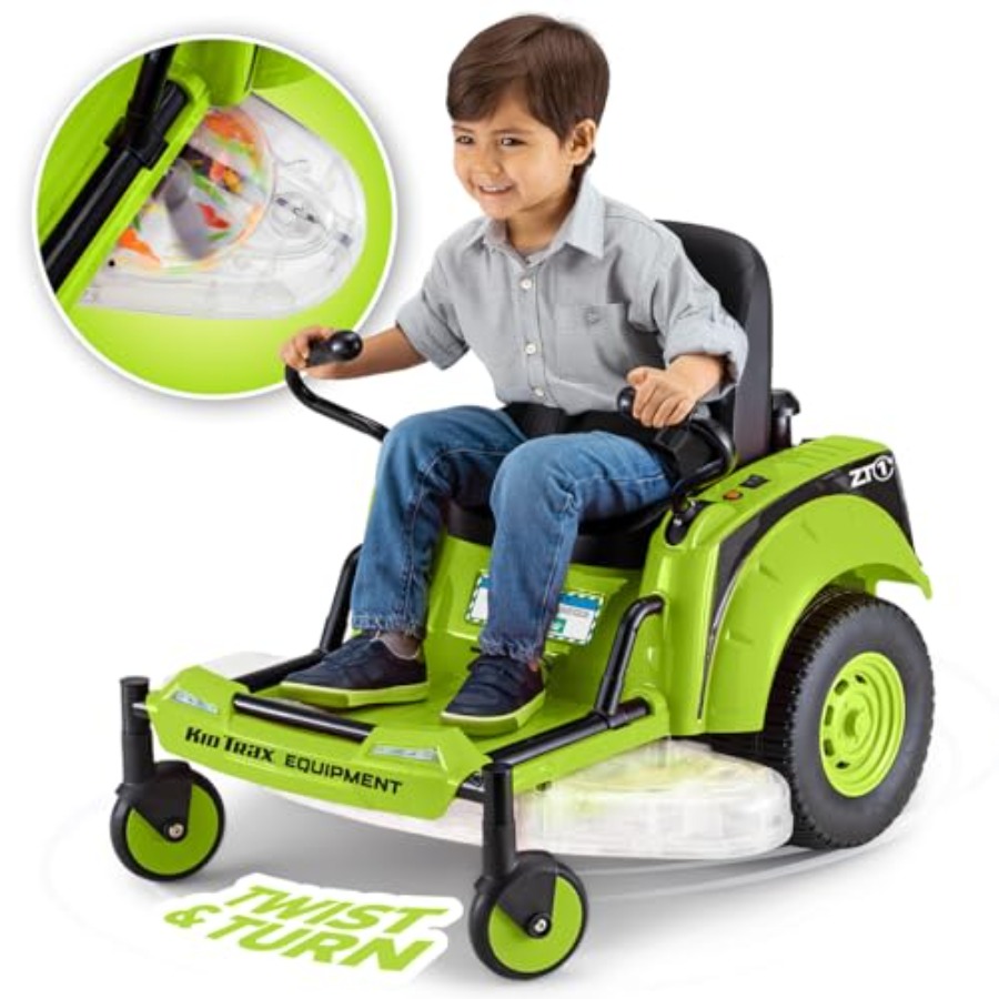 Kid Trax 12V Zero Turn Lawn Mo - Kids Outdoor Lawn Mower ulasan dan harga