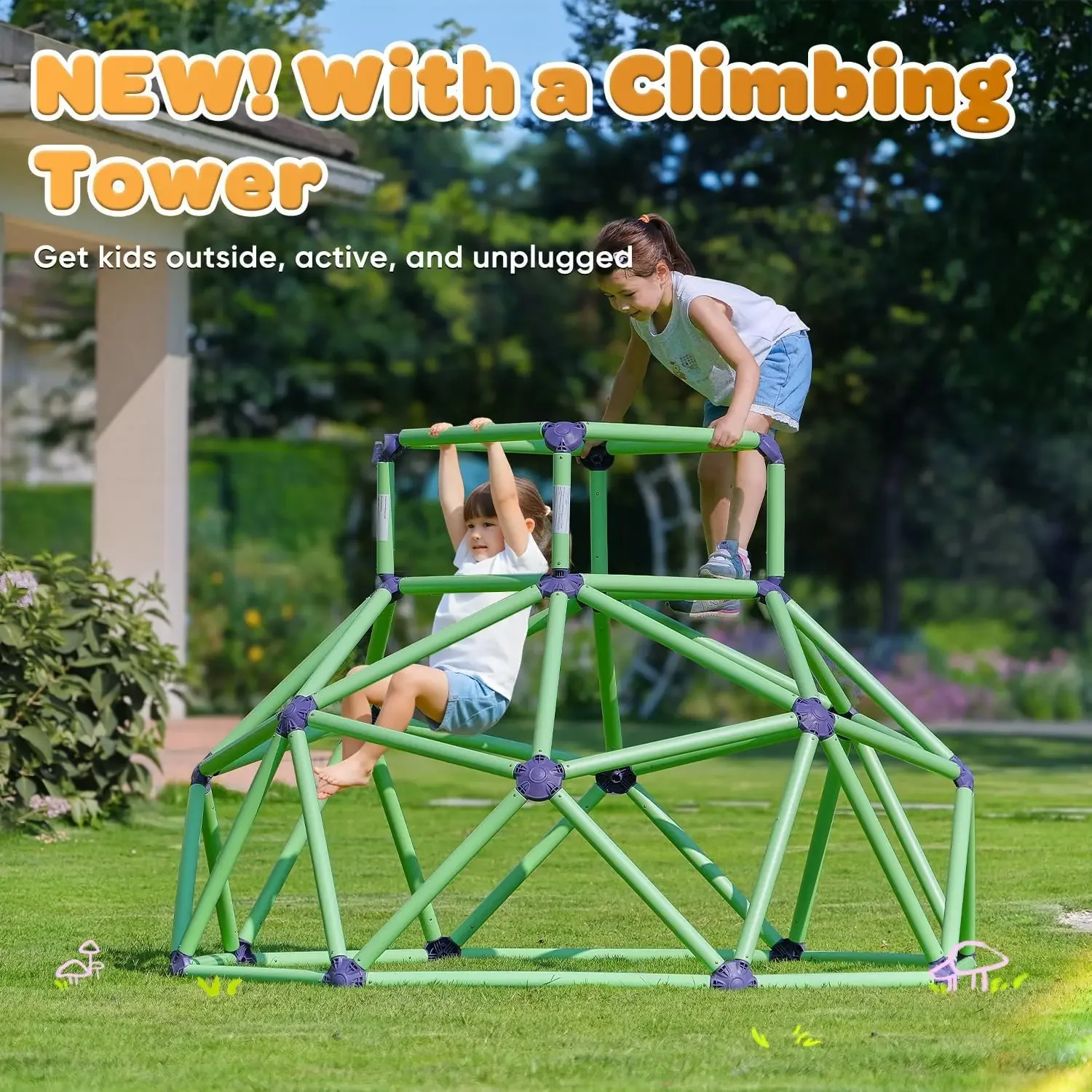Zupapa Monkey Bars Climbing Do - Kids Outdoor Jungle Gym Dome ulasan dan harga