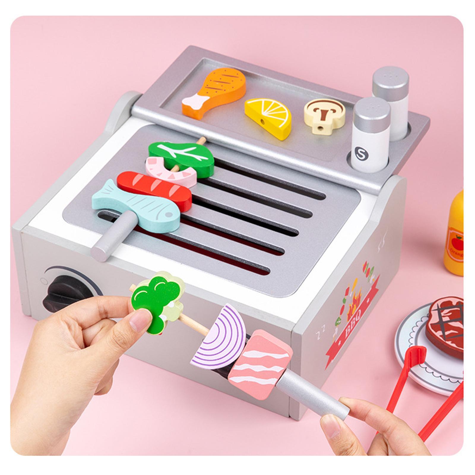 Kids Wooden Barbecue Playset - - Kids Outdoor Bbq ulasan dan harga