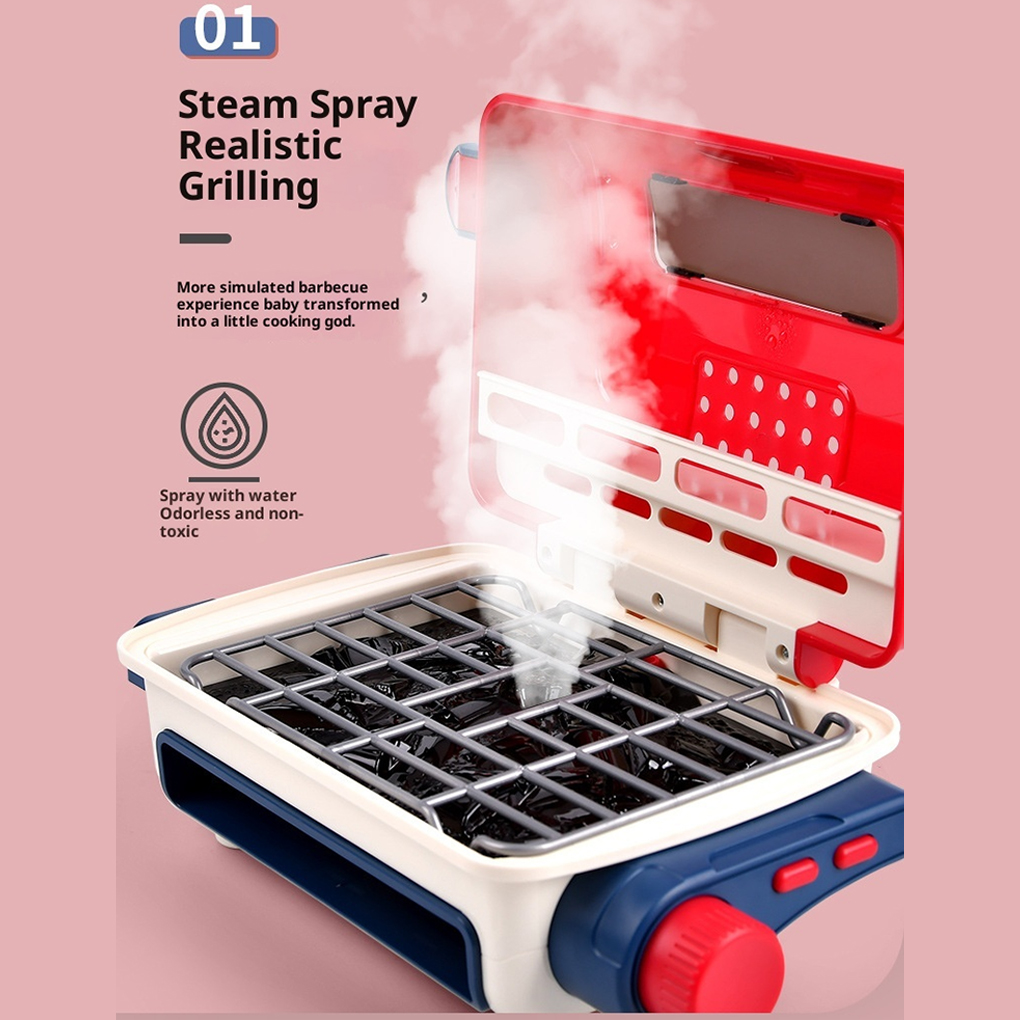 Kids BBQ Grill Toy with Spray  - Kids Outdoor Bbq ulasan dan harga