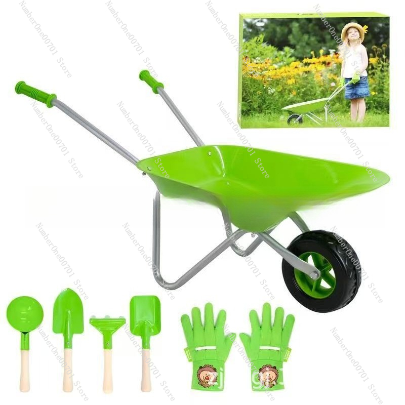 Kids Outdoor Wheelbarrow, Gree - Kids Outdoor Activity Toys ulasan dan harga
