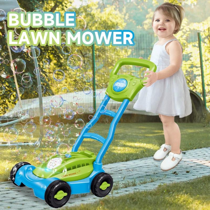 Cart Bubble Machine LAWN MOWER - Kids Outdoor Lawn Mower ulasan dan harga