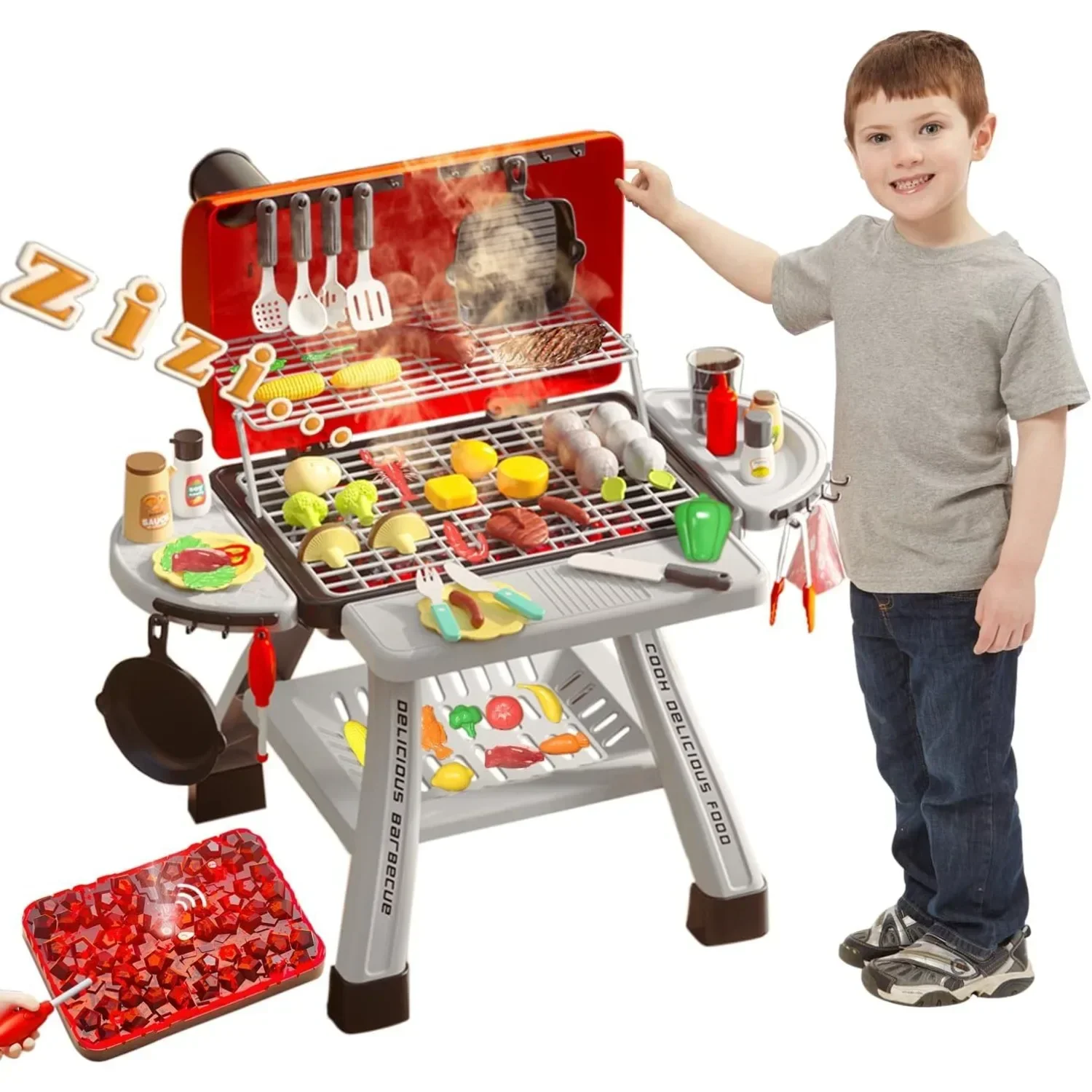 Barbecue Grill Toy Set Kids BB - Kids Outdoor Bbq ulasan dan harga