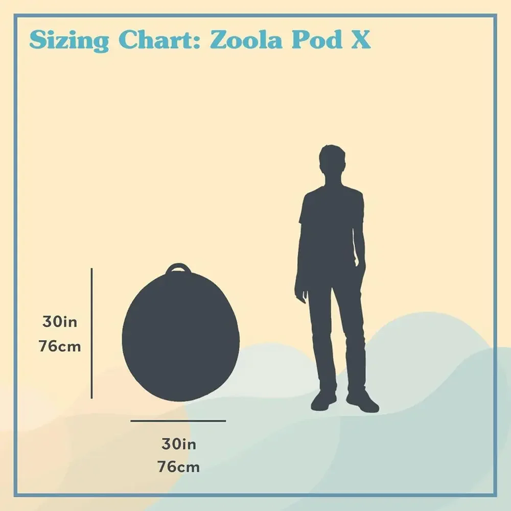 Zoola Pod X Outdoor Bean Bag C - Kids Outdoor Bean Bag ulasan dan harga